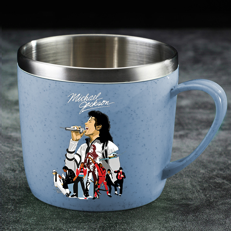 Flask Stainless Steel - Wadah Minuman Dingin Mug Portabel MJ