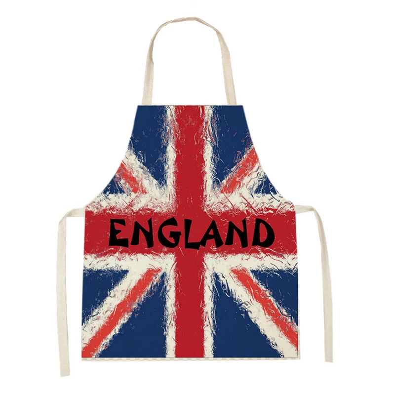 Men'S Accessories London - Celemek Linen pola bendera Inggris pria
