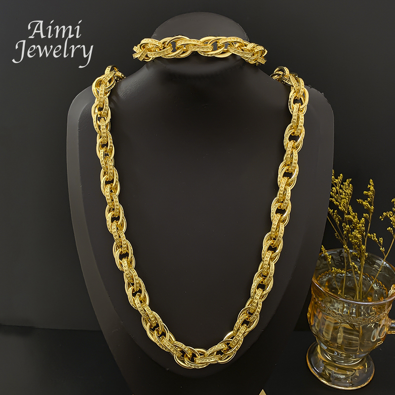 Men'S Accessories Dubai - Kalung Rantai Terhubung 65cm Pria Trendy