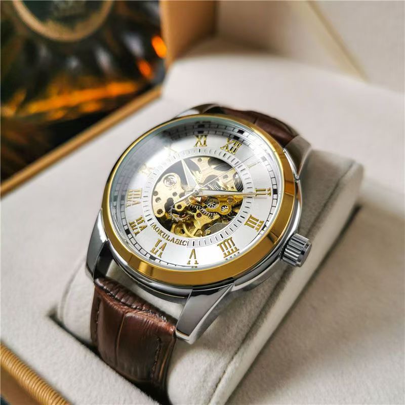 Men Accessories Elegant - Jam Tangan Mekanis Otomatis Pria Elegan