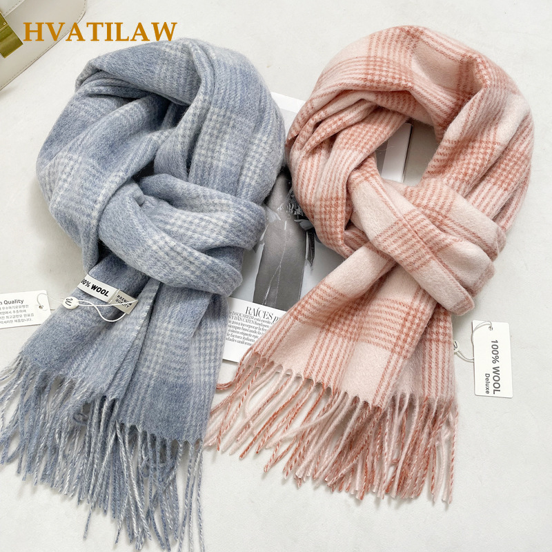 Syal Wol Murni 100% Hangat unt - Men Accessories Elegant ulasan dan harga