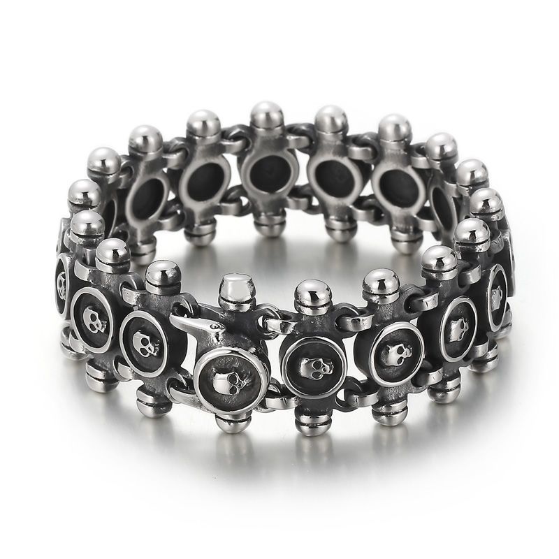 ​   Gelang Tengkorak Baja Tita - Men'S Accessories Jewelry Brands ulasan dan harga