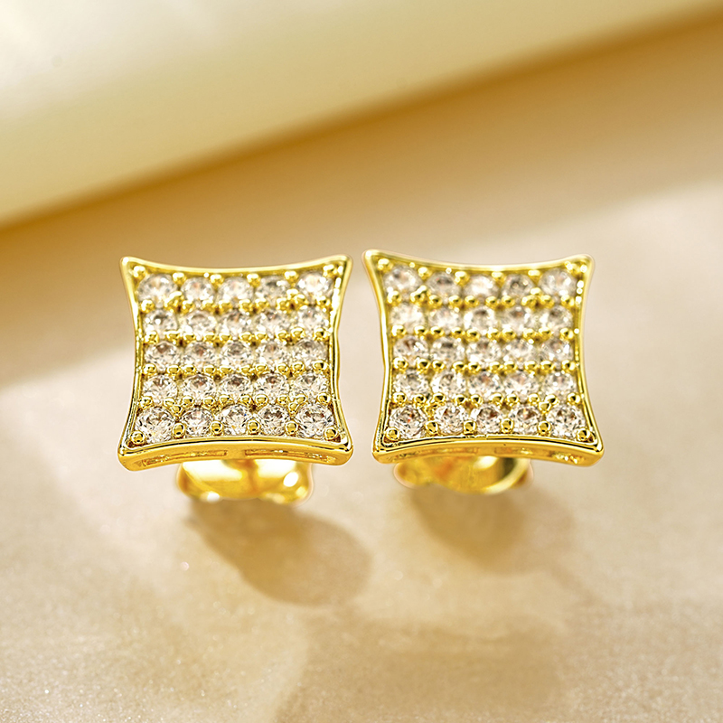 OXTAO Statement Anting Kancing - Men'S Accessories Trending ulasan dan harga