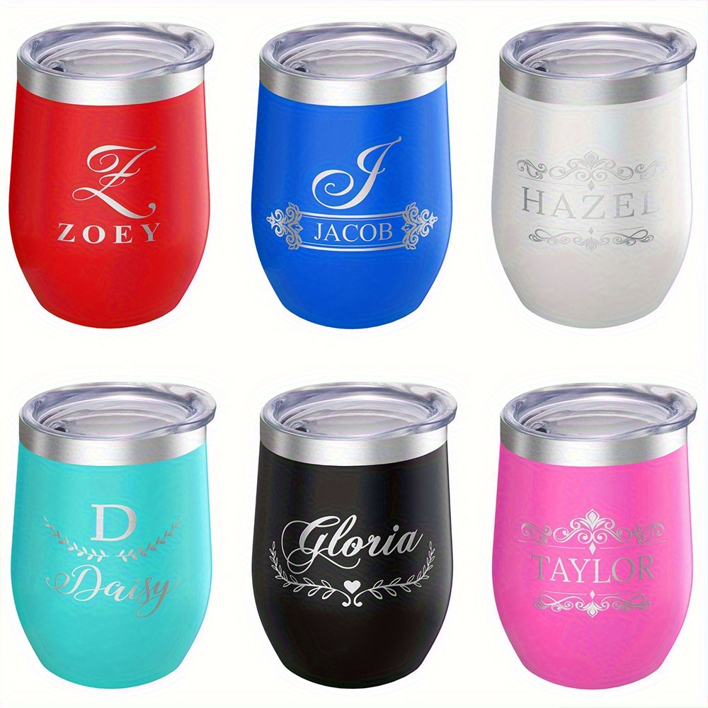 Gelas Anggur Monogram Nama yan - Flask Stainless Steel ulasan dan harga