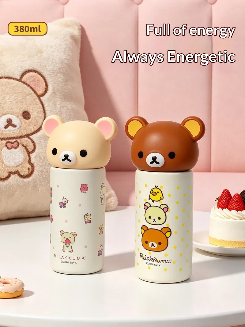 Botol Air Vakum Mini Rilakkuma - Flask Stainless Steel ulasan dan harga