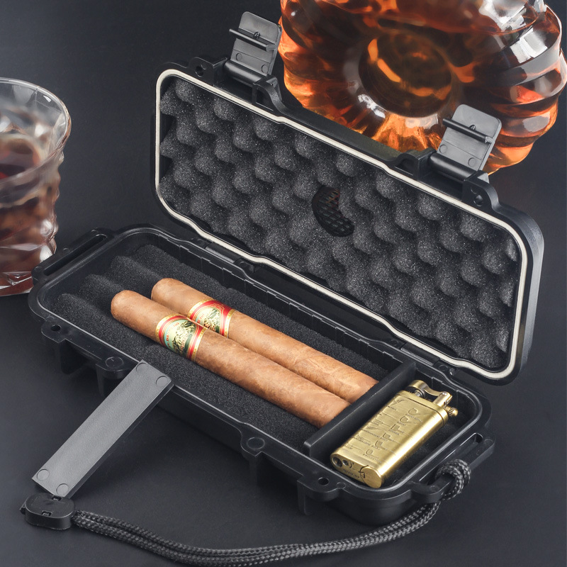 Humidor Cerutu Portabel dengan - Men Accessories Gift Box ulasan dan harga